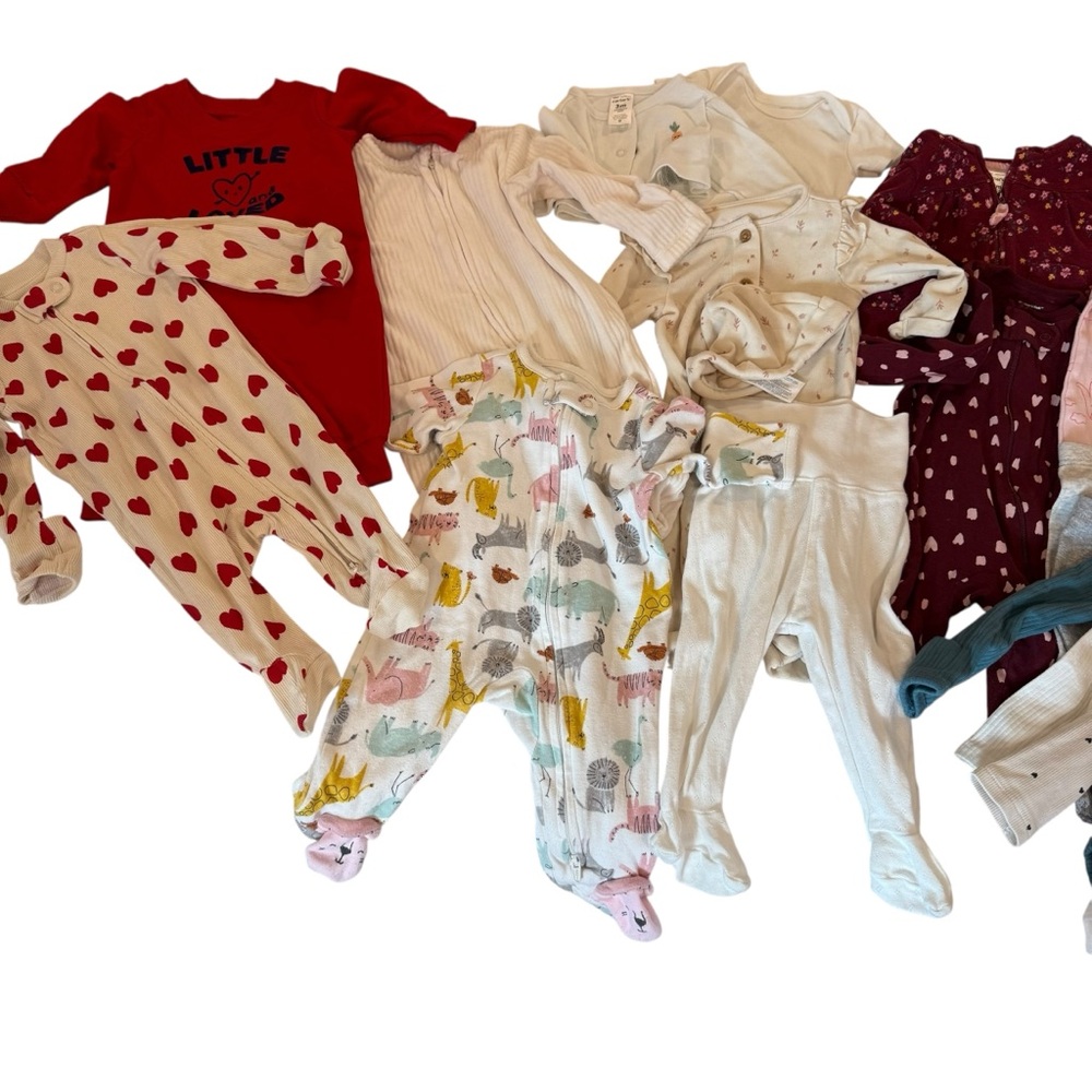 5 for $25!! Baby Girl 0-3 Mo Bundle of 23!! Old Navy!Little Planet - Small Story - Picture 2 of 10